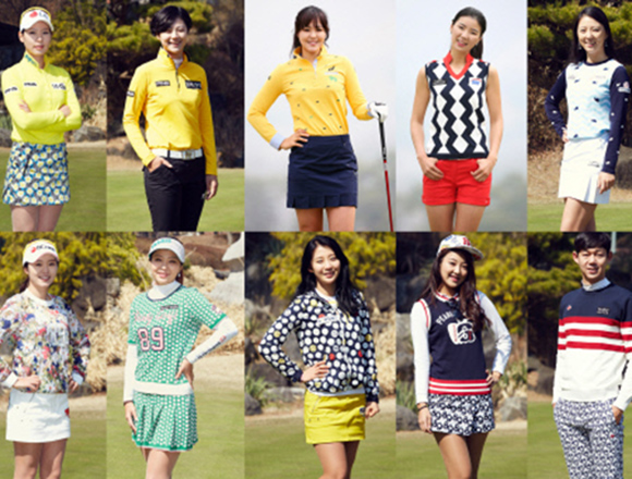 크리스패션 2015년 KLPGA 라인업 발표, 김자영 새로 영입 